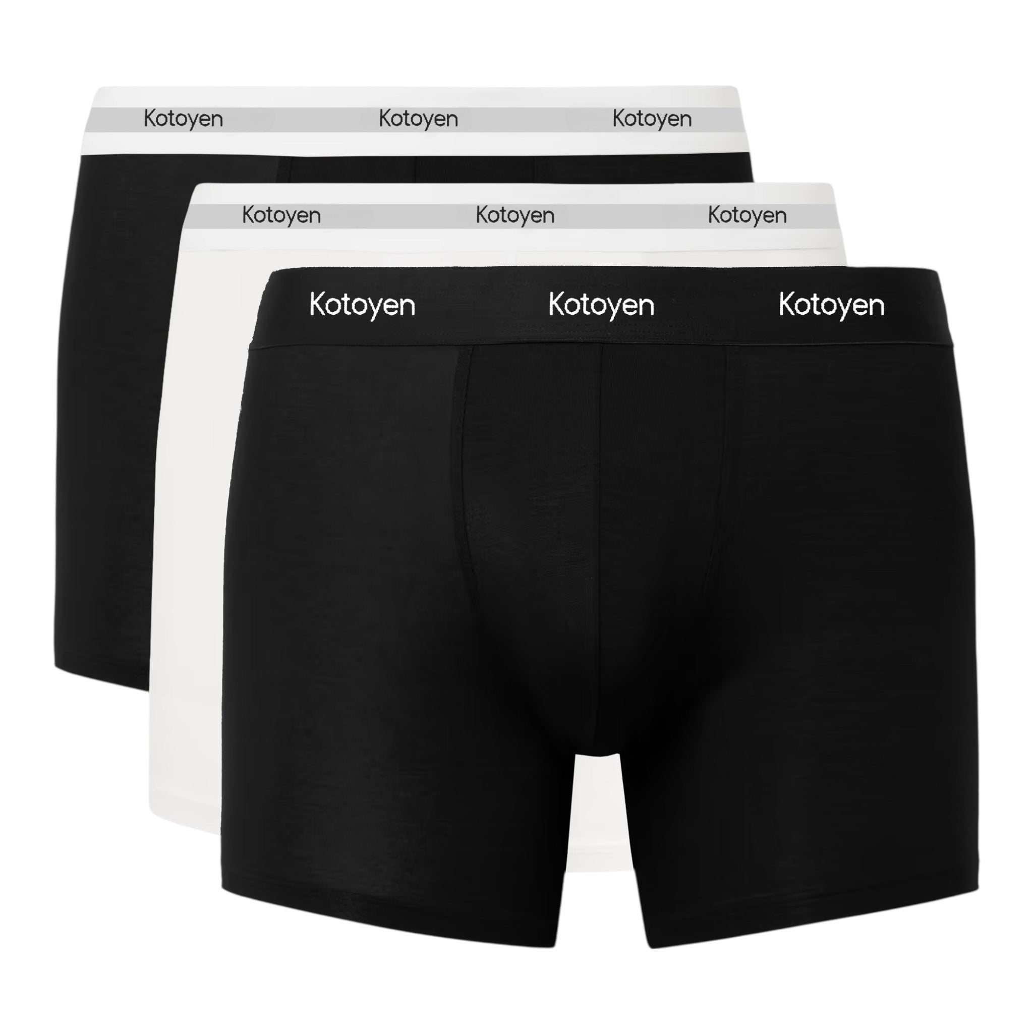 Kotoyen 3 Pack Boxer Briefs- Classic Fit Mixed