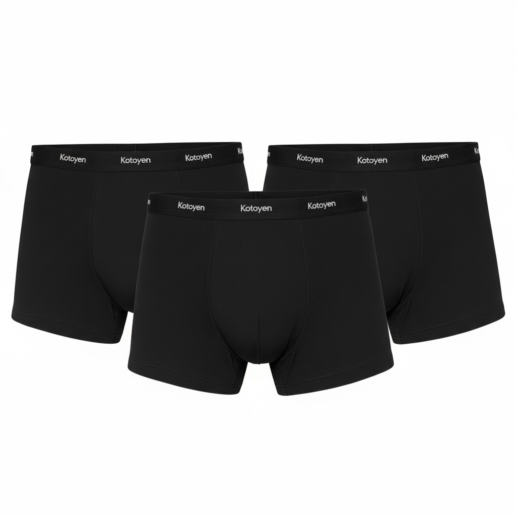 Kotoyen 3 Pack Trunks - Classic Fit Black