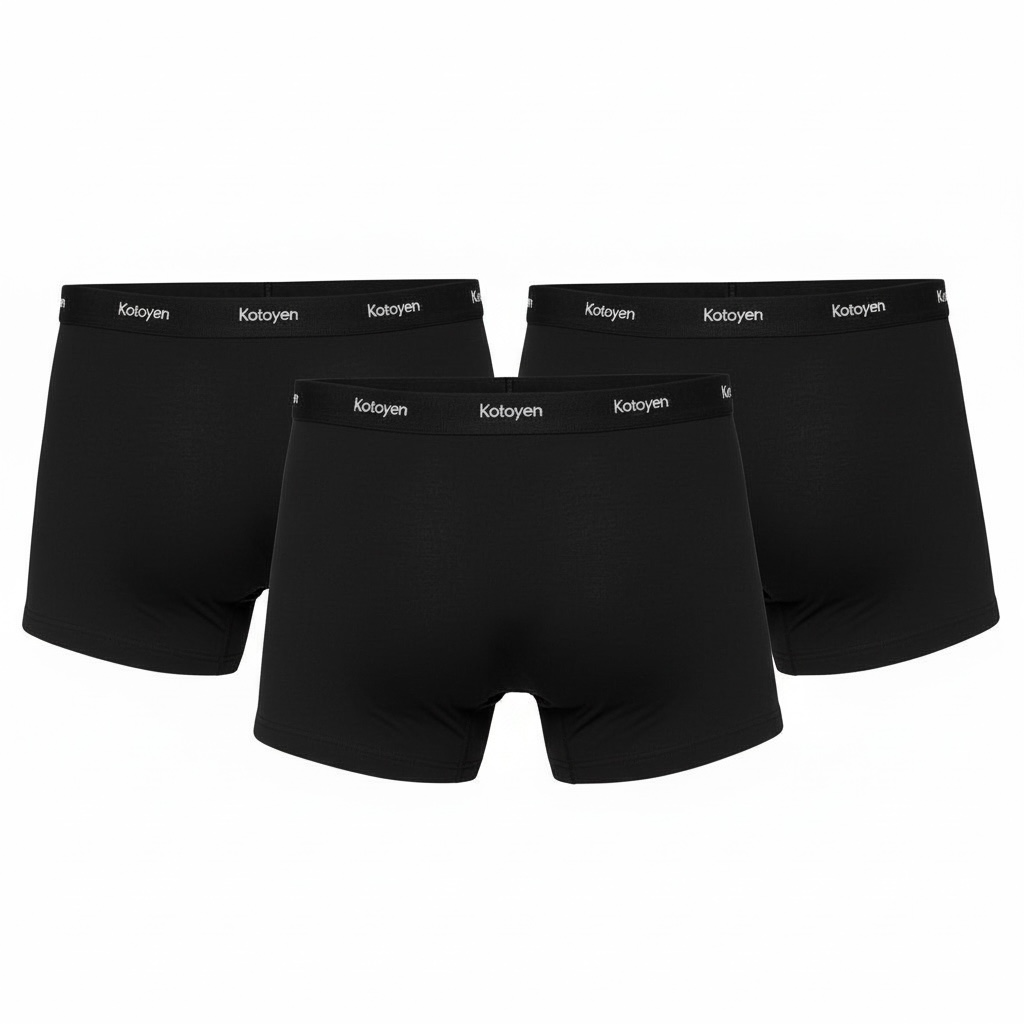 Kotoyen 3 Pack Trunks - Classic Fit Black