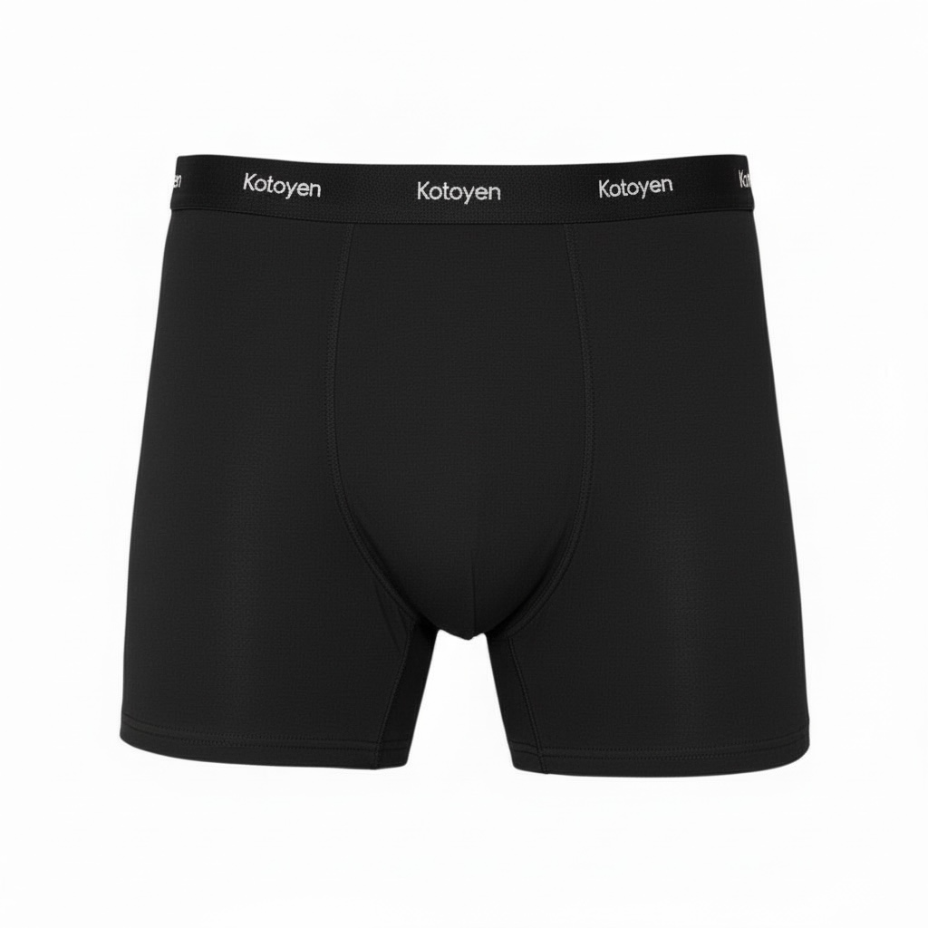 Kotoyen 3 Pack Boxer Briefs - Classic Fit Black