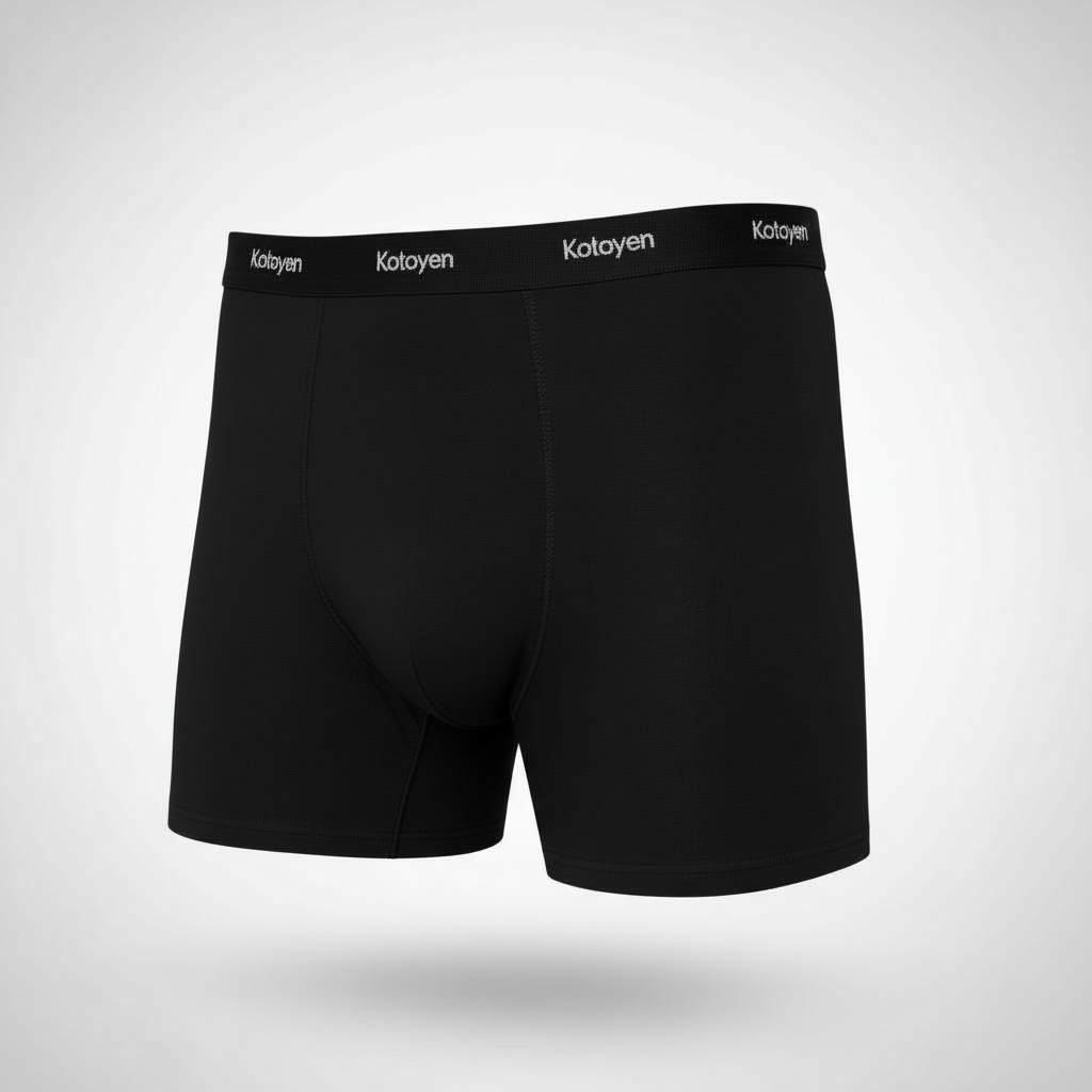 Kotoyen 3 Pack Boxer Briefs - Classic Fit Black