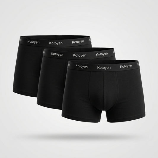 Kotoyen 3 Pack Trunks - Classic Fit Black