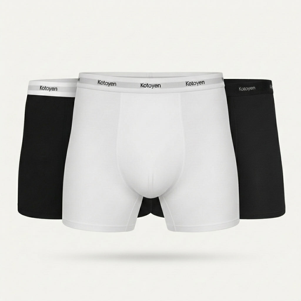 Kotoyen 3 Pack Boxer Briefs- Classic Fit Mixed